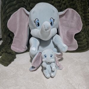 Disney Dumbo Plush Toy Set - Light Blue and Pink